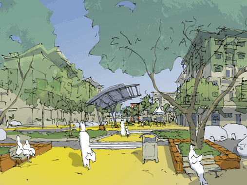 John Stokes square redevelopment Cropped