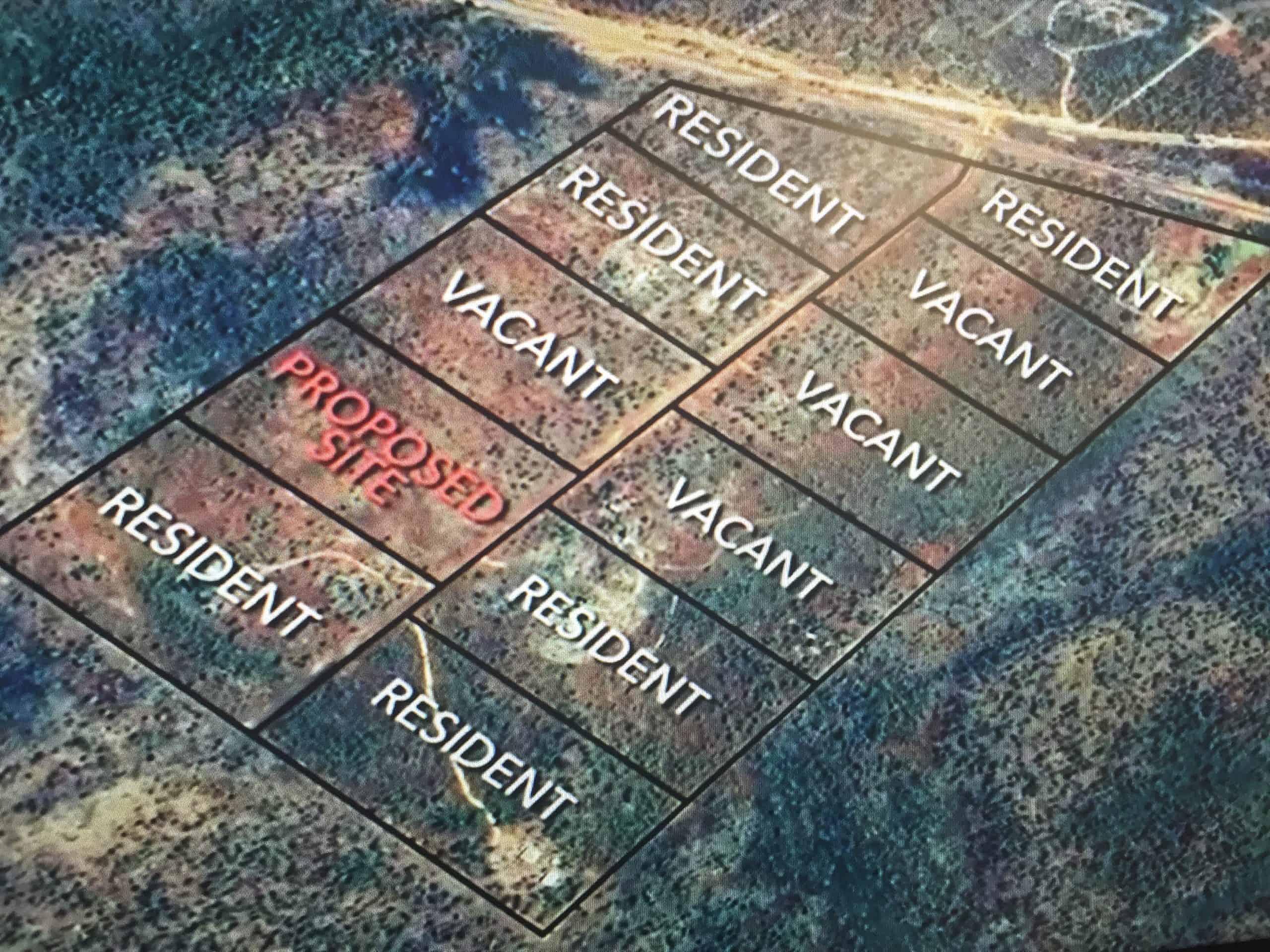 Coda Rd Bynoe Map showing residential blocks at Coda Rd Bynoe