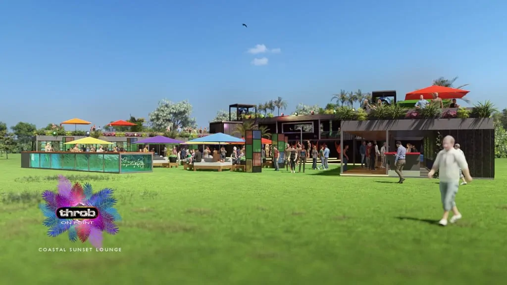 An artist's impression of the Throb nightclub at East Point