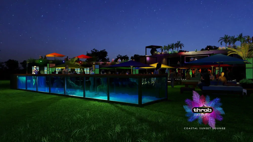An artist's impression of the Throb nightclub at East Point.