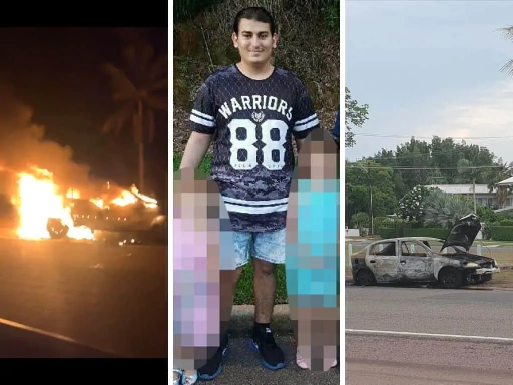 Car on fire Car on fire