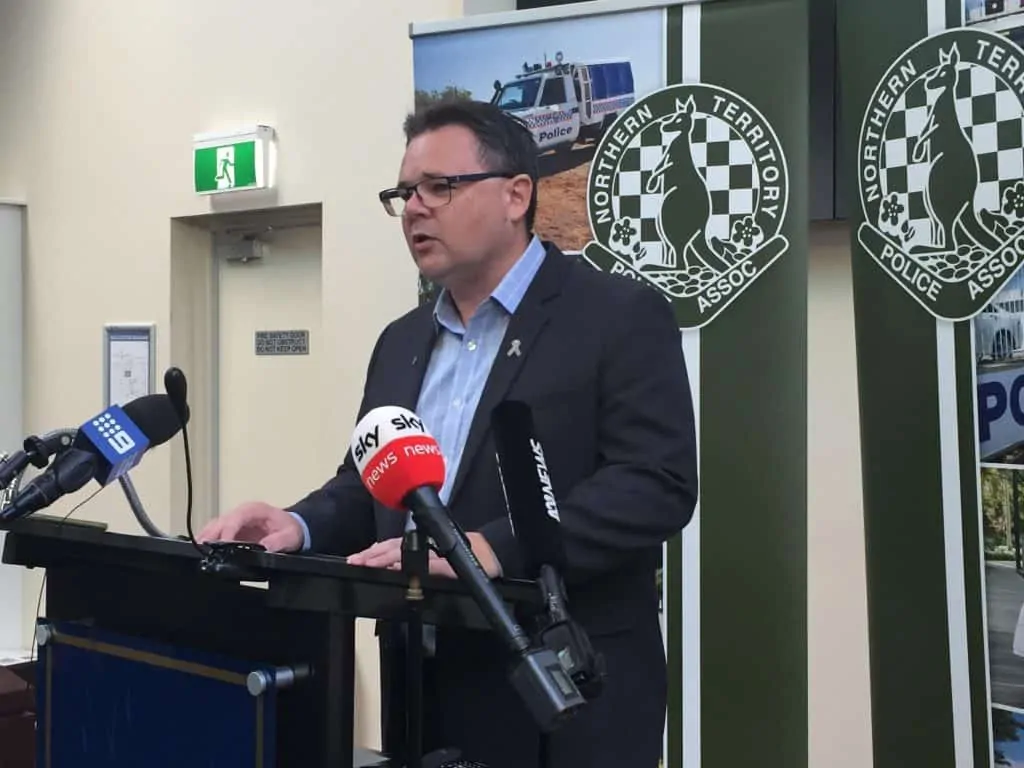 NT Police Association president Paul McCue