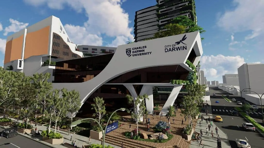 CDU Darwin city campus old design