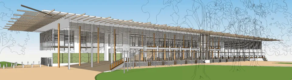 Artist's impression of proposed RSL Club on Darwin's Esplanade