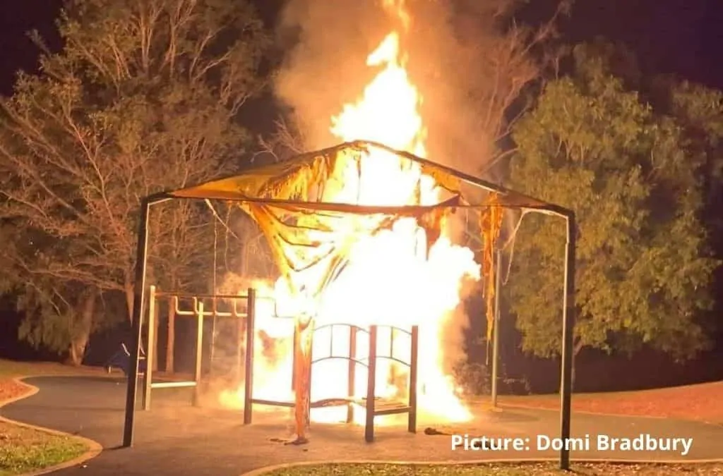 Four young teens given youth diversion over playground fires