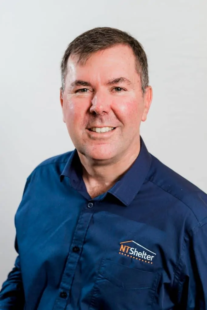 NT Shelter's CEO Peter McMillan