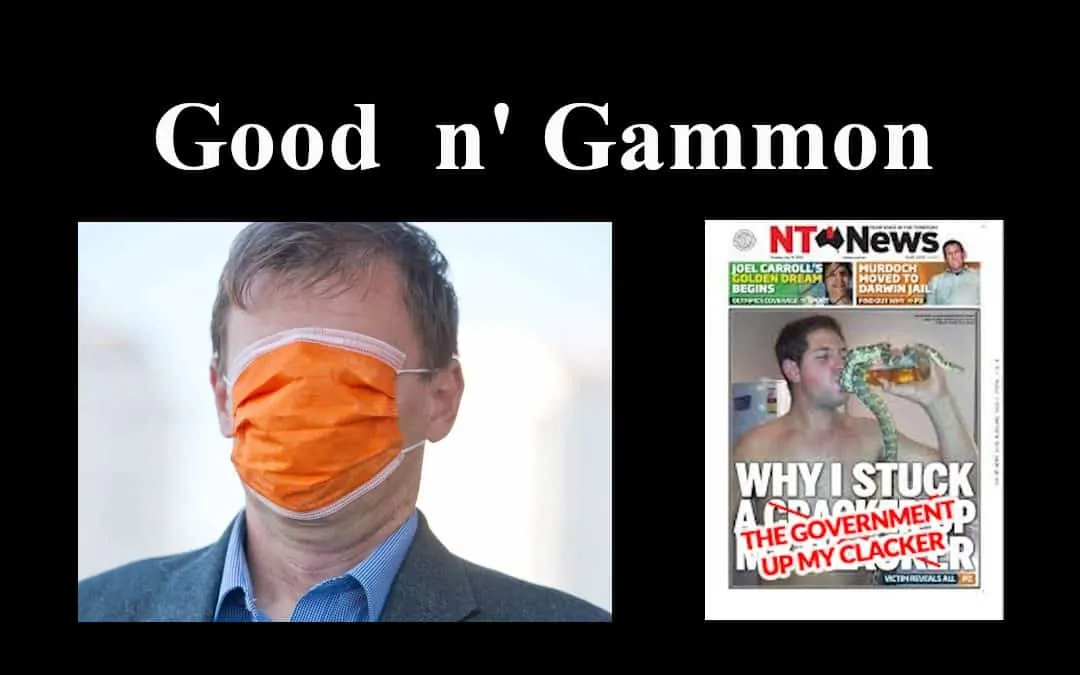 Good n’ gammon XX: The why I stuck the government up my clacker edition