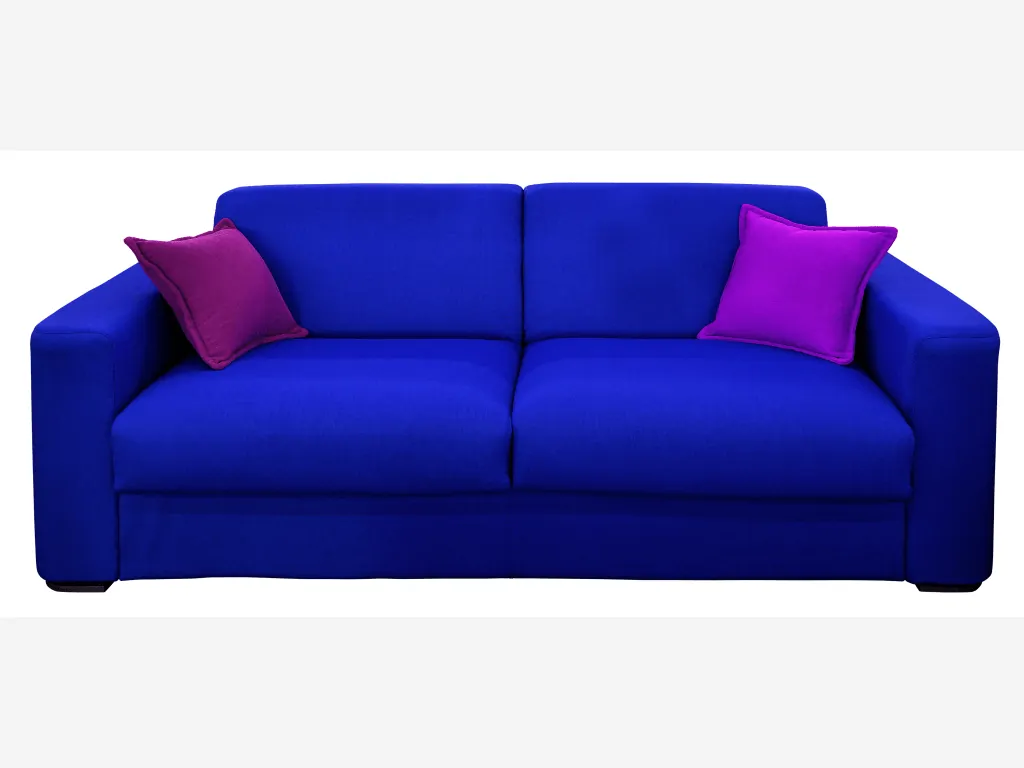 Blue couch