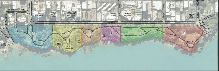 The council found Bicentennial Park unfeasible due to its popularity.
