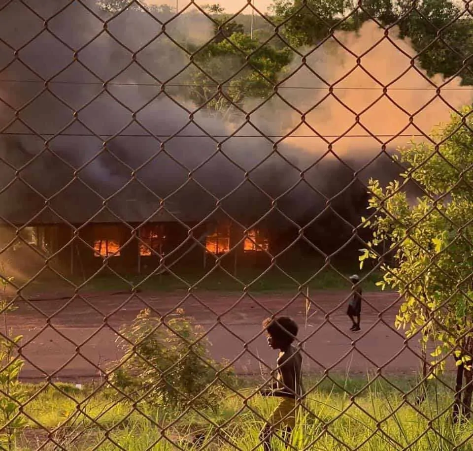 Wadeye unrest as home burns
