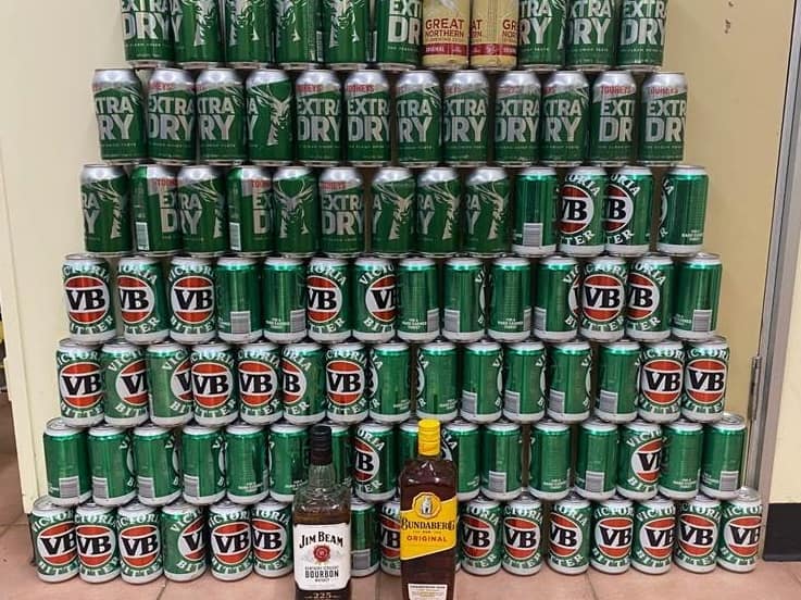 20 November – Liquor seizure – Roper Gulf Cropped