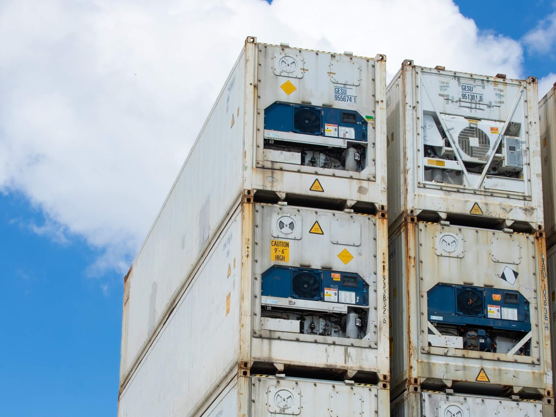 Refrigerated shipping containers as morgues Cropped