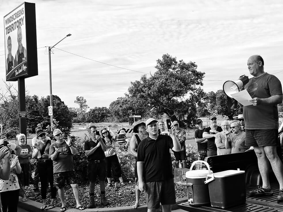 Windscreens Territory covid protest Cropped (1)