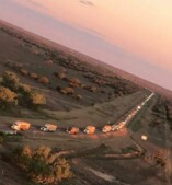 Burrumbuttock Hay Runners truck convoy from NSW to Queensland