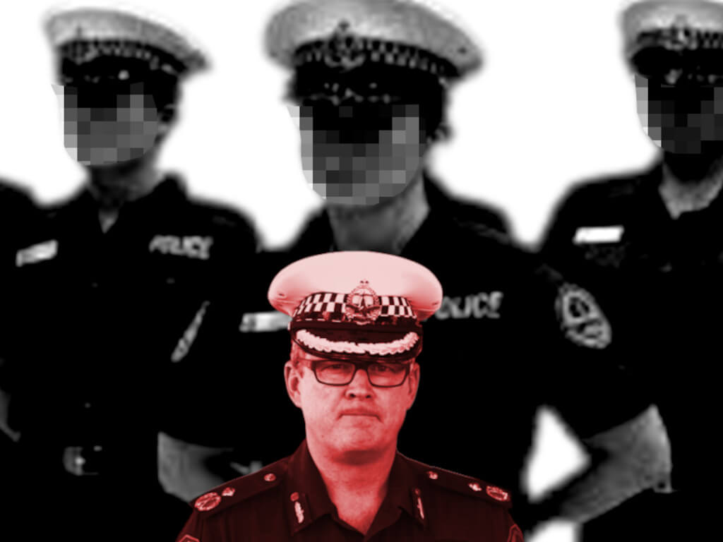 Police Chalker censorship