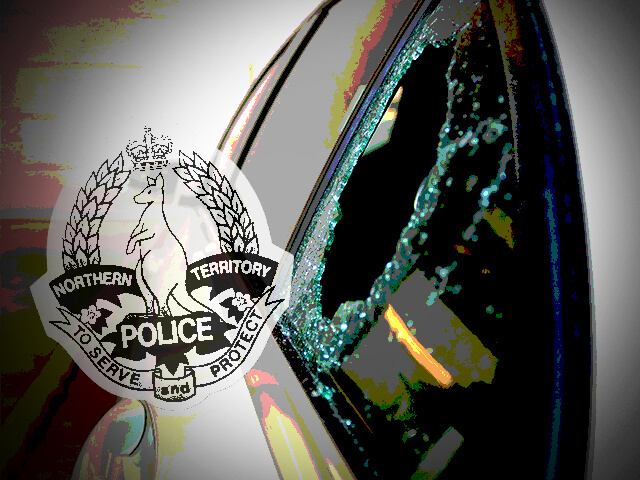 Vehicle window smashed, passengers threatened with ‘edged’ weapon: police
