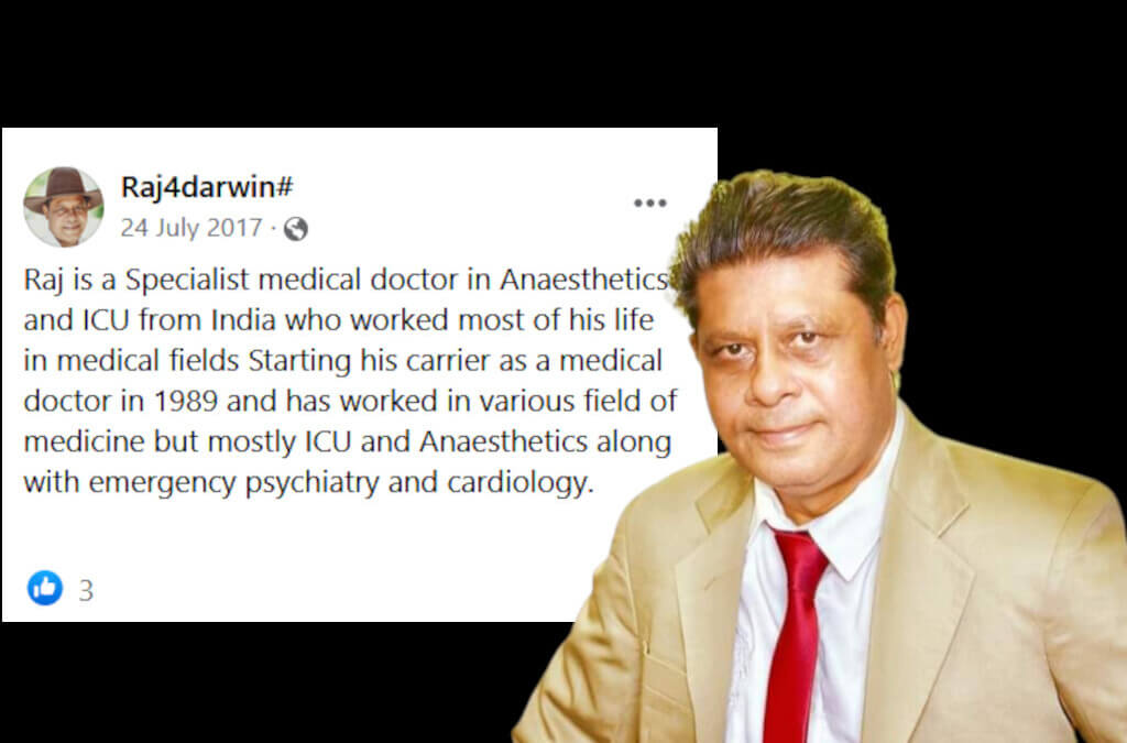 ‘I am likely to attract complaints against me’: Raj Rajwin responds to complaints over doctor claims