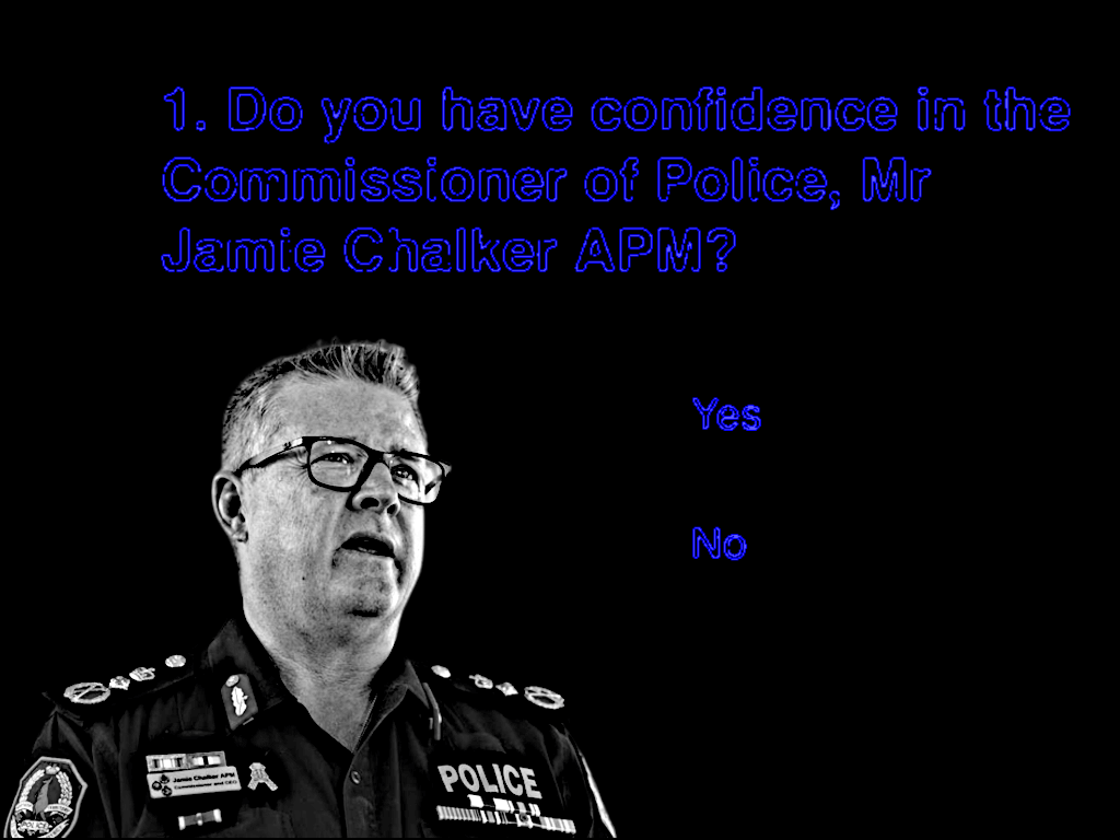 Jamie Chalker no confidence