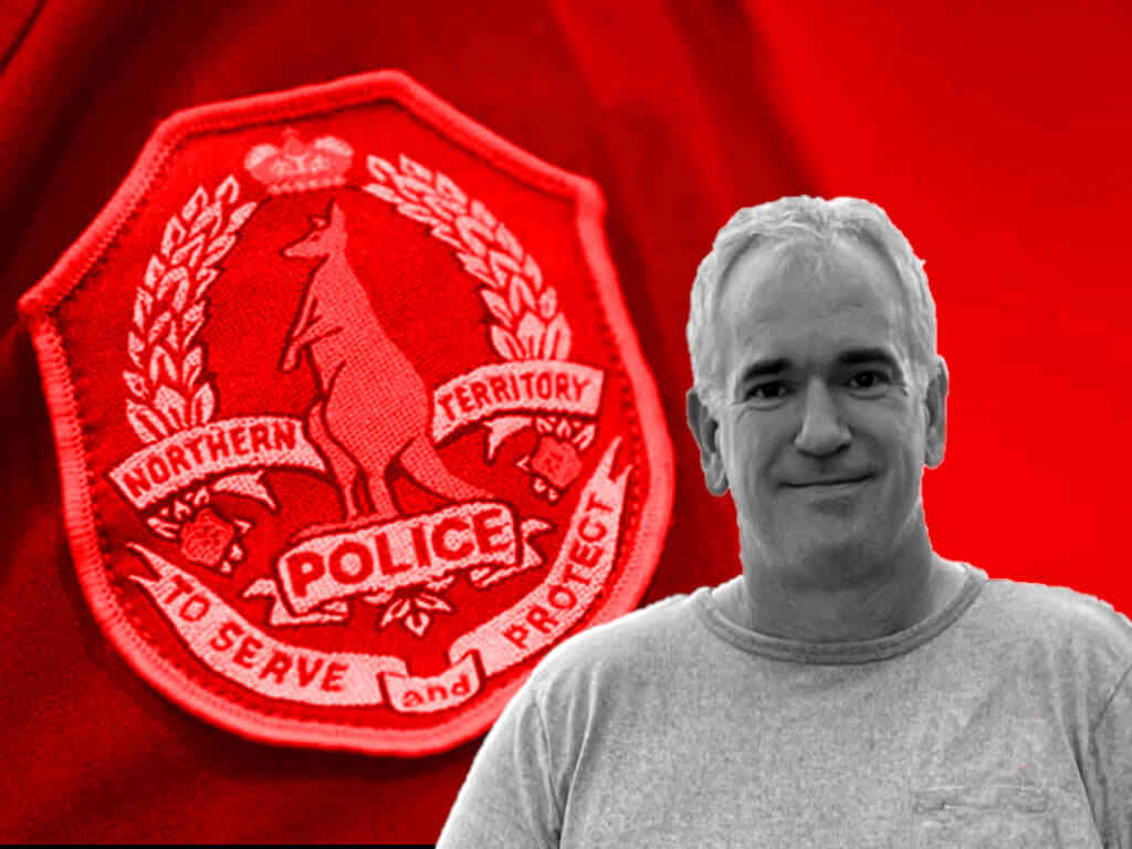 Dave Trenerry Police graphic red