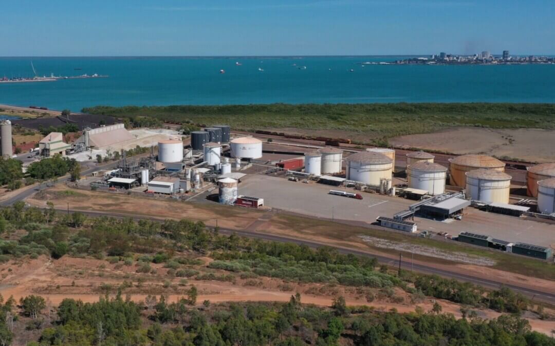 Work progresses on the Territory’s largest fuel storage project