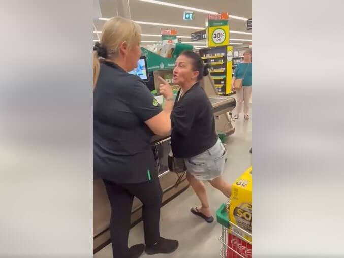 Woolworths Leanyer fight 43