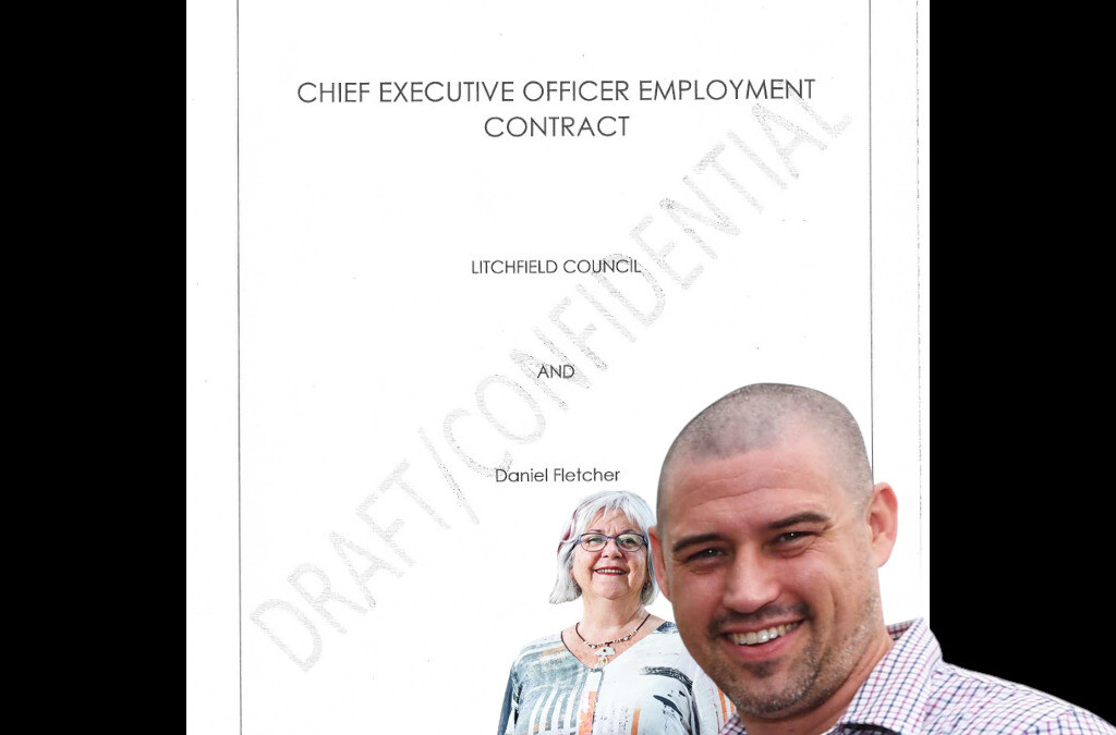 Altered contract that gave departed Litchfield Council CEO a car if sacked under scrutiny