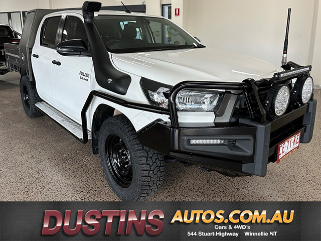2021 Toyota Hilux GUN126R SR Double Cab White 6 Speed Sports Automatic Cab Chassis-4.3