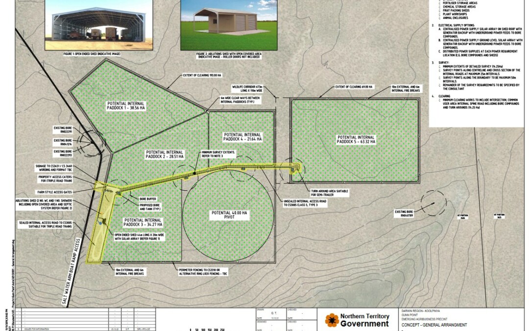 NT Land Corporation eyes proposed irrigated agriculture precinct at Gunn Point