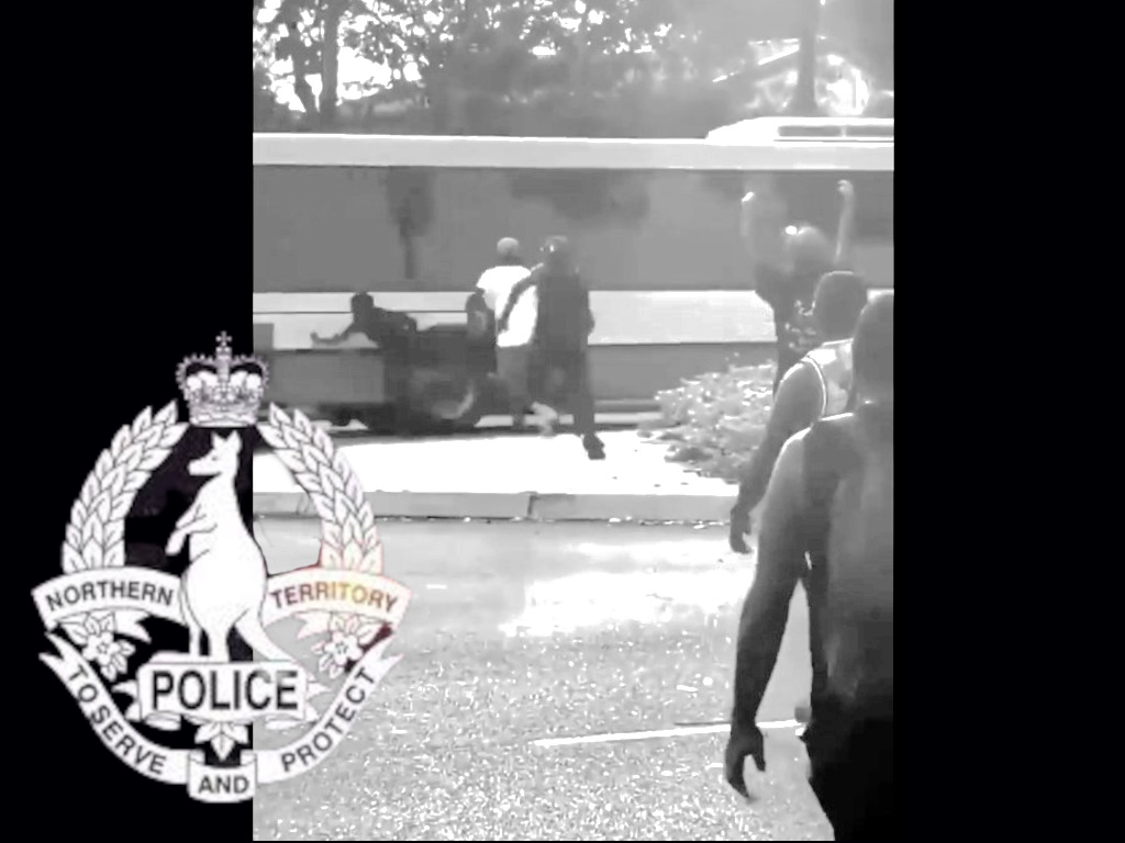 NT Police man hit by bus
