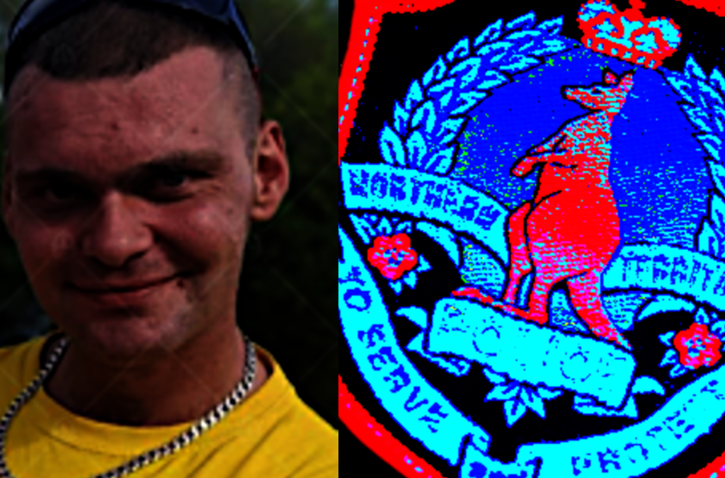 Police urge public to dob in but not approach man suspected of ramming police car