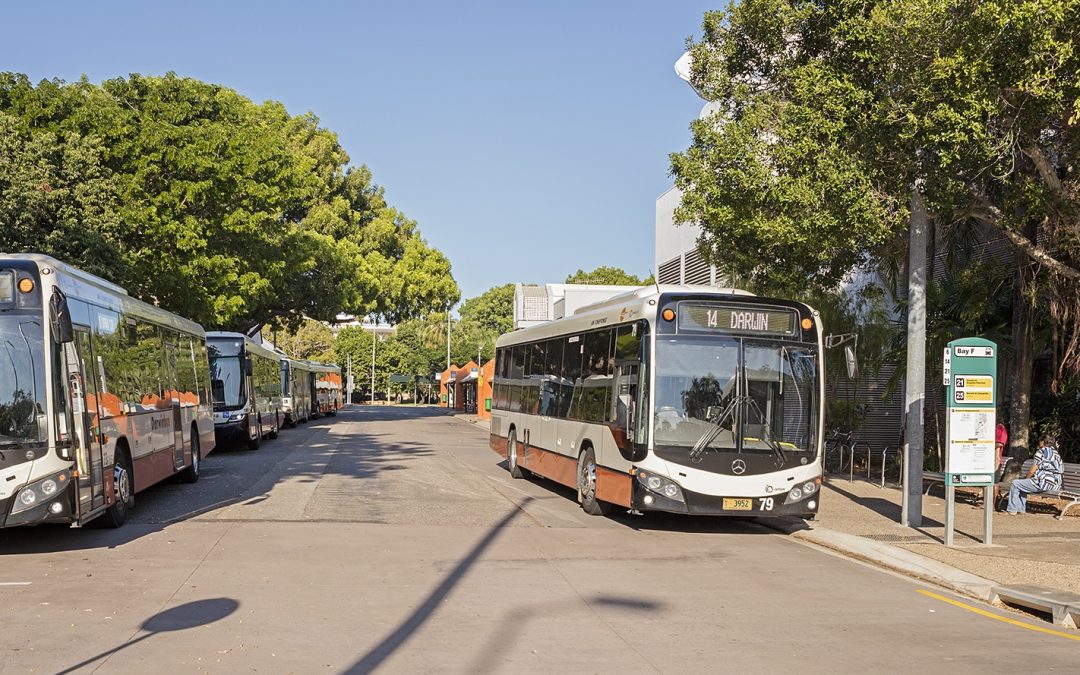 Man who allegedly raped woman at Darwin bus exchange at large for hours after assault