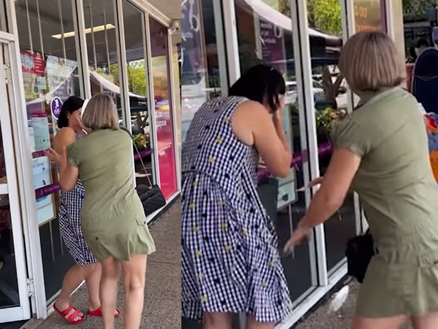 Woman charged with aggravated assault after Fyles pied at markets identified