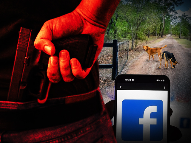 NTPOL-Facebook post regarding dogs wandering into yards-Threaten Firearm