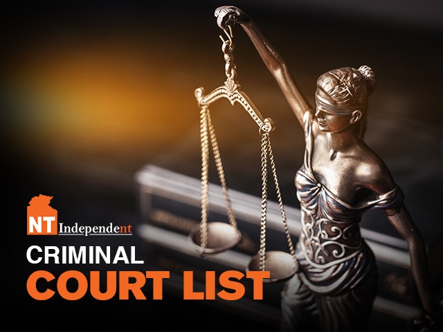 NT Criminal Court list – with charges – April 19