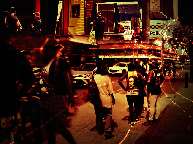 Crime-Alice Springs-Fighting on the streets-NTPolice1