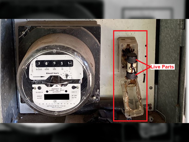 old-style-metering box-nt worksafe