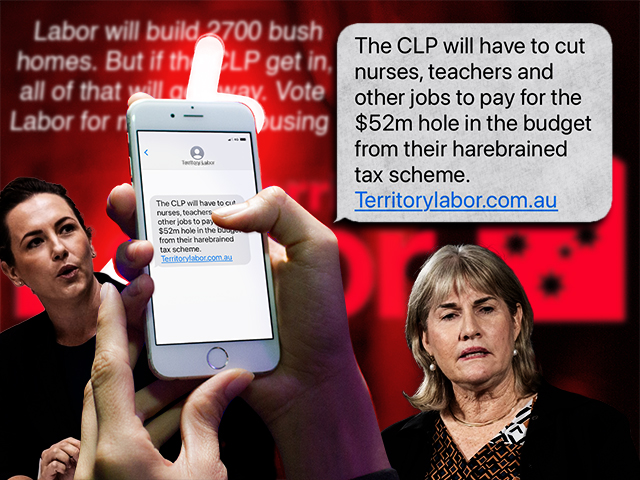 ‘Panic mode’: Labor criticised for late campaign text message dump