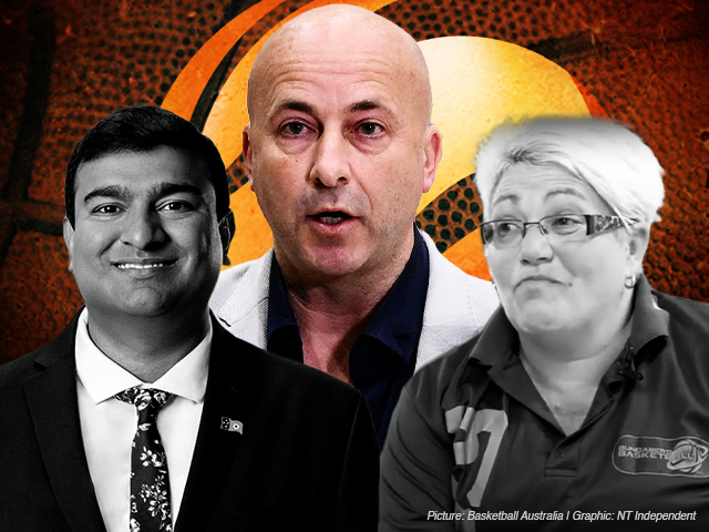 Basketball Australia executives visit Darwin to assess financial situation of the sport