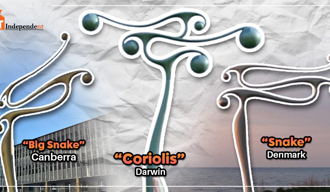 Snakes vs Tracy: Questions over design similarity of Cyclone Tracy memorial to other works