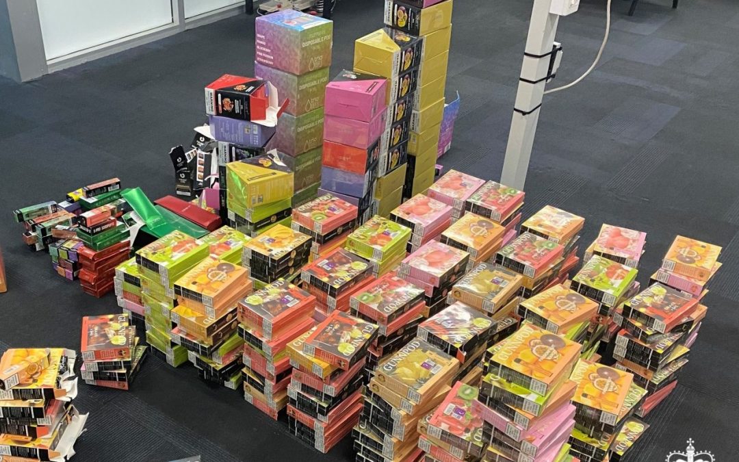 More than 2,000 illegal vapes seized by police in Palmerston raid