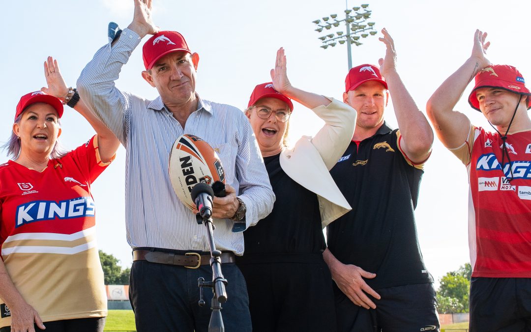 NT Government signs three-year deal with NRL as Chief Minister takes in State of Origin in corporate box