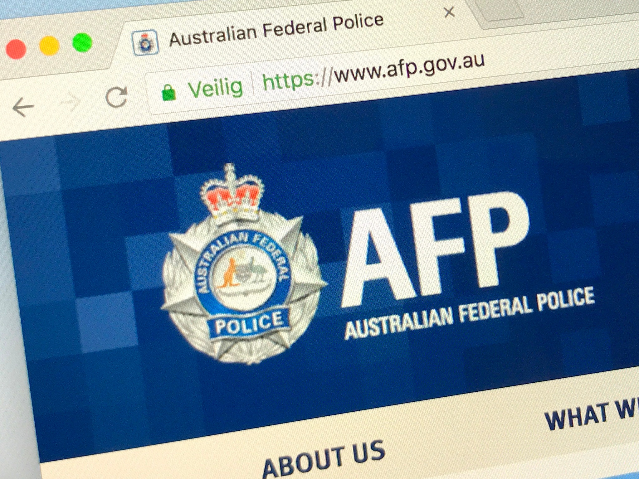 Australian Federal Police online Cropped