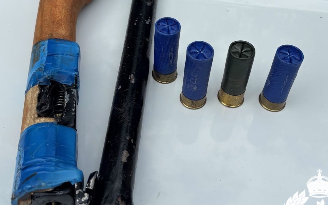 Alleged meth head busted with homemade shotgun, balaclava in car