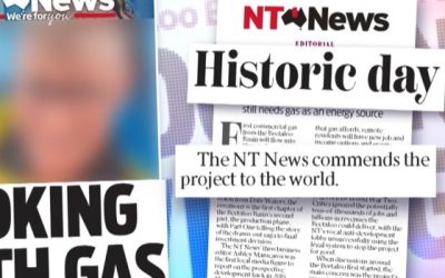 NT News’ Beetaloo gas coverage under fire on national stage